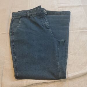 Woolrich Women's Flare Jeans in Deep Blue